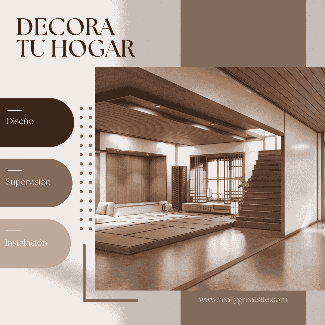 Brown Grey Professional Modern Home Decoration Instagram Post